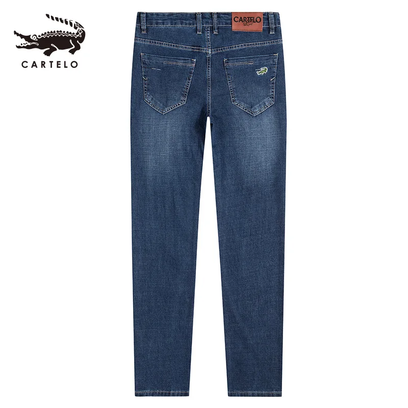

Selected Men's Skinny Jeans Light Slim Fit Mid Waist Jeans for Men Black Clothes with Side Pockets 2111 Cartelo Brand New 2019