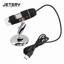 Jetery 2MP 1000X 8LED USB портативный цифровой микроскоп Видео камера лупа+ подставка Мега пиксель микроскопио Лупа эндоскоп