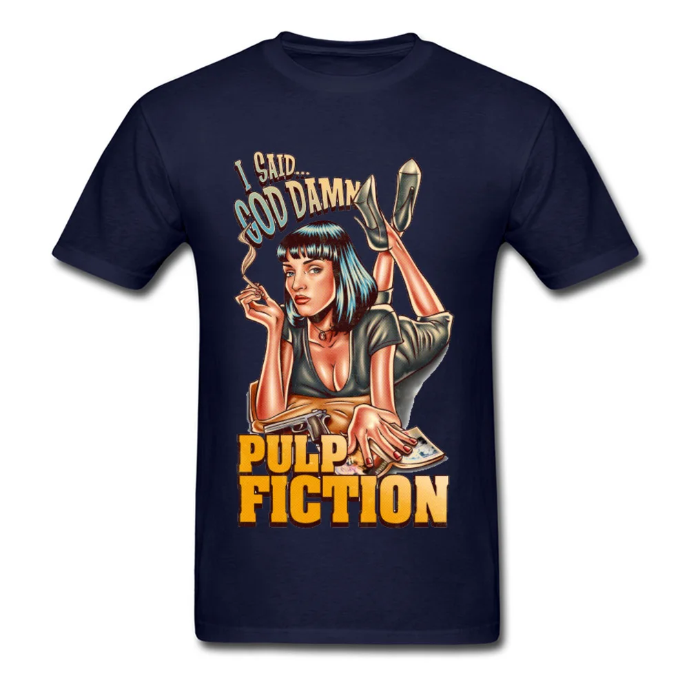 2839379I-Said-Goddamn Pure Cotton Men Short Sleeve Tops Tees Casual Lovers Day T-shirts Unique T Shirt 2018 Hot Sale Crewneck 2839379I-Said-Goddamn navy