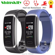 Shinsklly, умный браслет, измеритель артериального давления, фитнес-трекер, умный Браслет, мужской браслет с напоминанием о сообщениях, шагомер, браслет, водонепроницаемый, pk miband