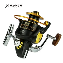 Yumoshi спиннинговая катушка 13BB металлическая основная Рыболовная катушка s Рыболовная катушка PESCA molinete moulinet baitcasing wheel Рыболовная катушка BQ