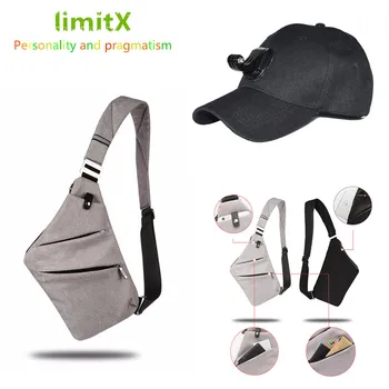 

Canvas Sun Hat Cap & Single Shoulder Bag Waist Pack for Garmin Virb 360 X Ultra 30 Kodak PIXPRO SP360 4K SP-1 Olympus TG-Tracker