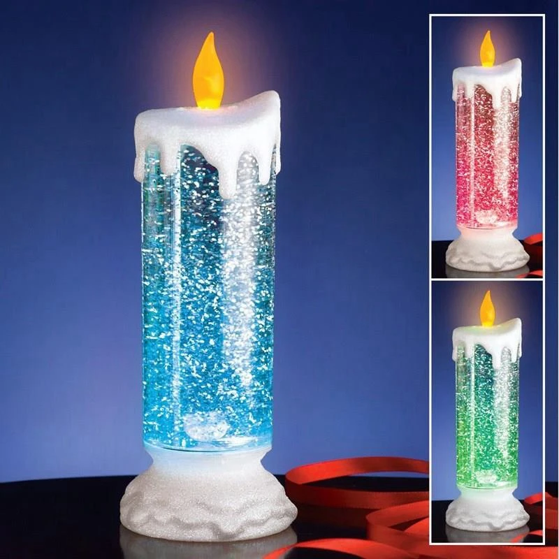 Novelty Creative Rotating Cartoon Candle LED Night Light Candle  Decoration for Party Children Bedroom Christmas Gift Table Lamp (4)