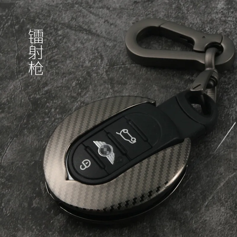 High-Quality-Car-Zinc-Alloy-Key-Holder-Cover-Bag-Case-Ring-For-BMW-MINI-Cooper-One (3)