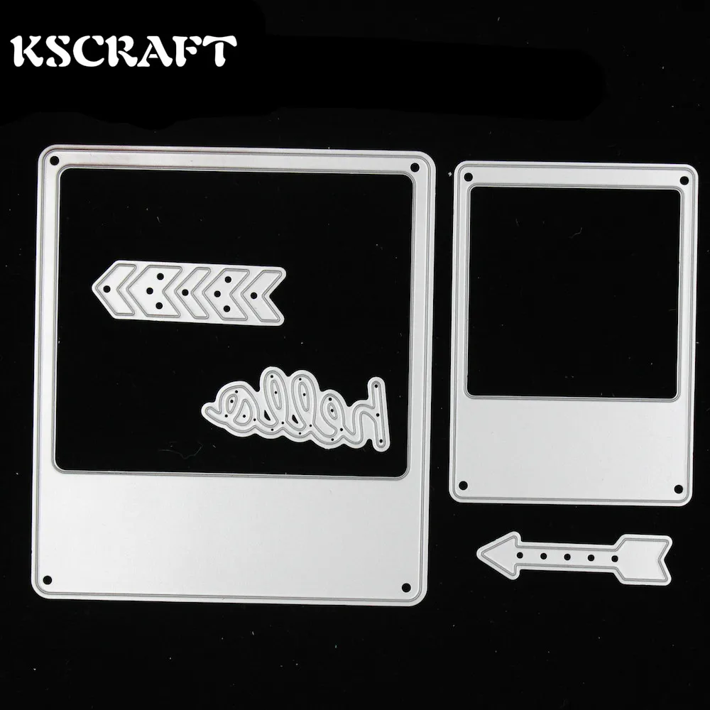 Ksccraft фоторамки металлические режущие штампы трафареты для DIY штамп для скрапбукинга/фотоальбом декоративное тиснение DIY бумажные карты
