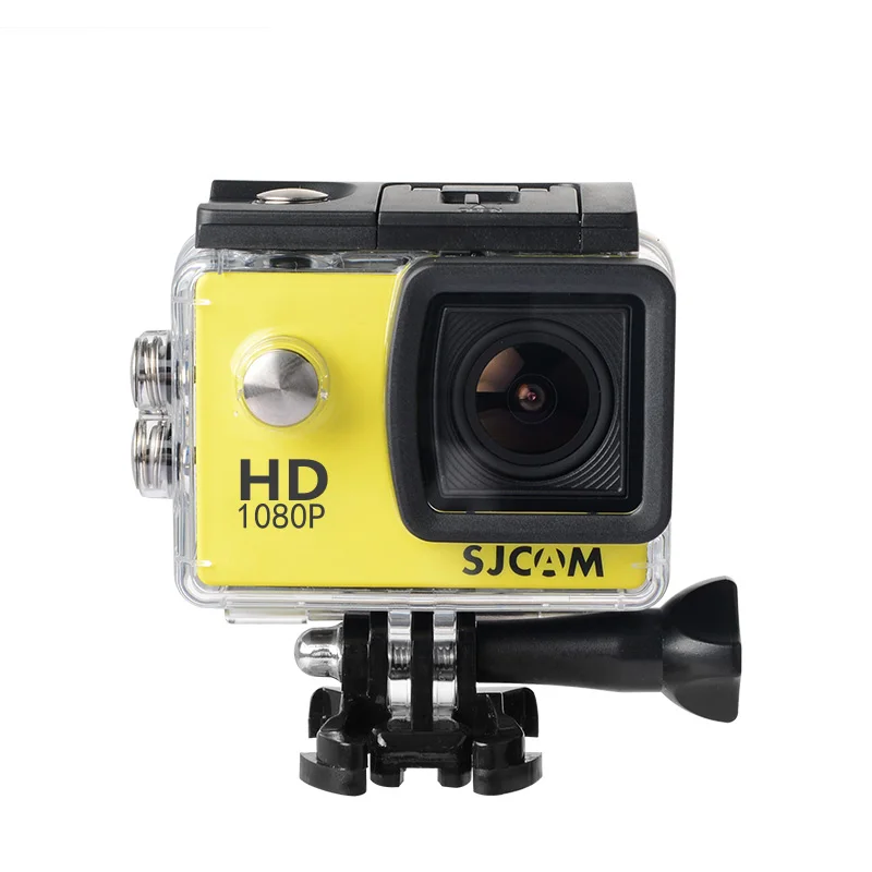 SJCAM SJ4000 серии 1080 P 2,0 ЖК-дисплей Full HD Действие Камера SJ4000/SJ4000AIR/SJ4000 WI-FI Водонепроницаемый Спорт Камера/DV - Цвет: Yellow