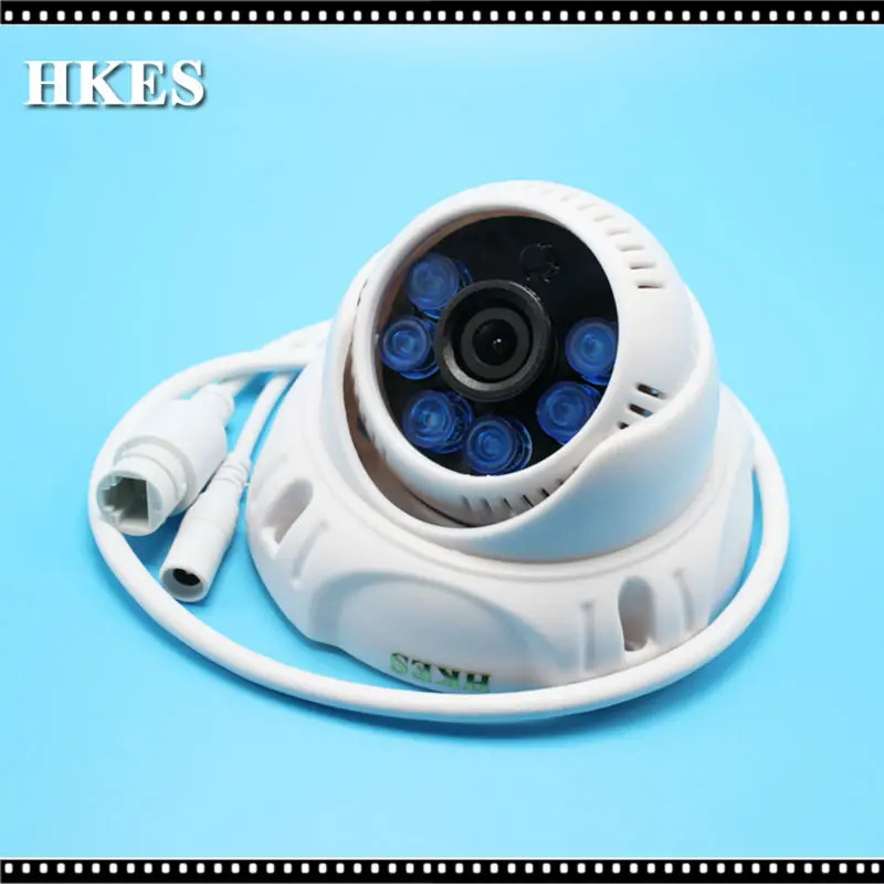 

HKES Mini Dome IP Camera 960P Night Vision IP Camera Indoor Wide Angle 3.6mm Lens 6IR LEDs