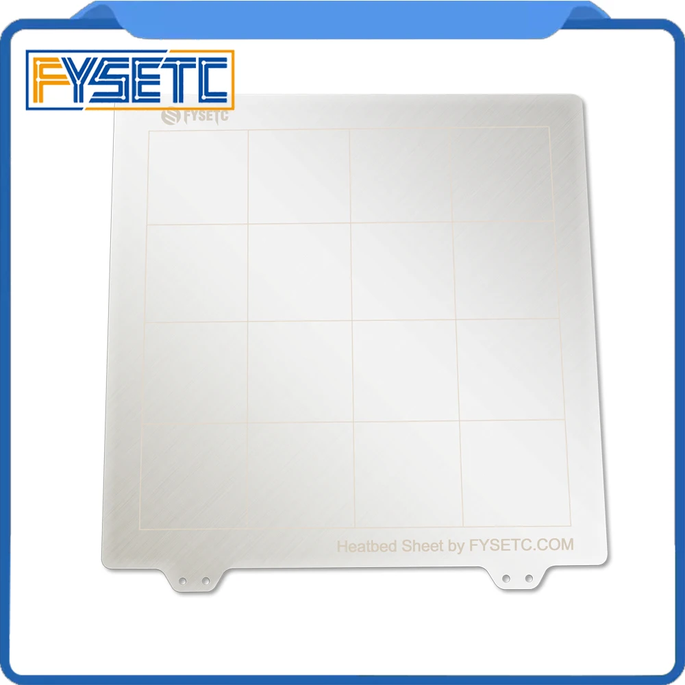 Chapa de Aço Artificial para Creality Novo Primavera Cama Calor Plataforma Flexível Modelo Ender-3 Cr-20 Peças Impressora 3d 1pc 235*235mm - Imagem 2