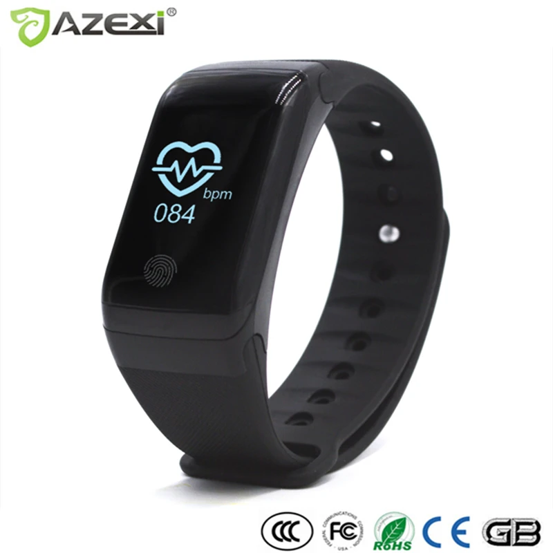 Azexi X7 Smart Band Heart Rate Monitor Wrist Watch Intelligent Bracelet Fitness bracelet Tracker Thermometer Barometer