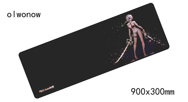 NieR Automata коврик для мыши 900x300 мм коврик для мыши длинный notbook компьютерный коврик для мыши модный игровой коврик для мыши геймерская клавиатура Коврик для мыши - Цвет: Size 900x300x2mm