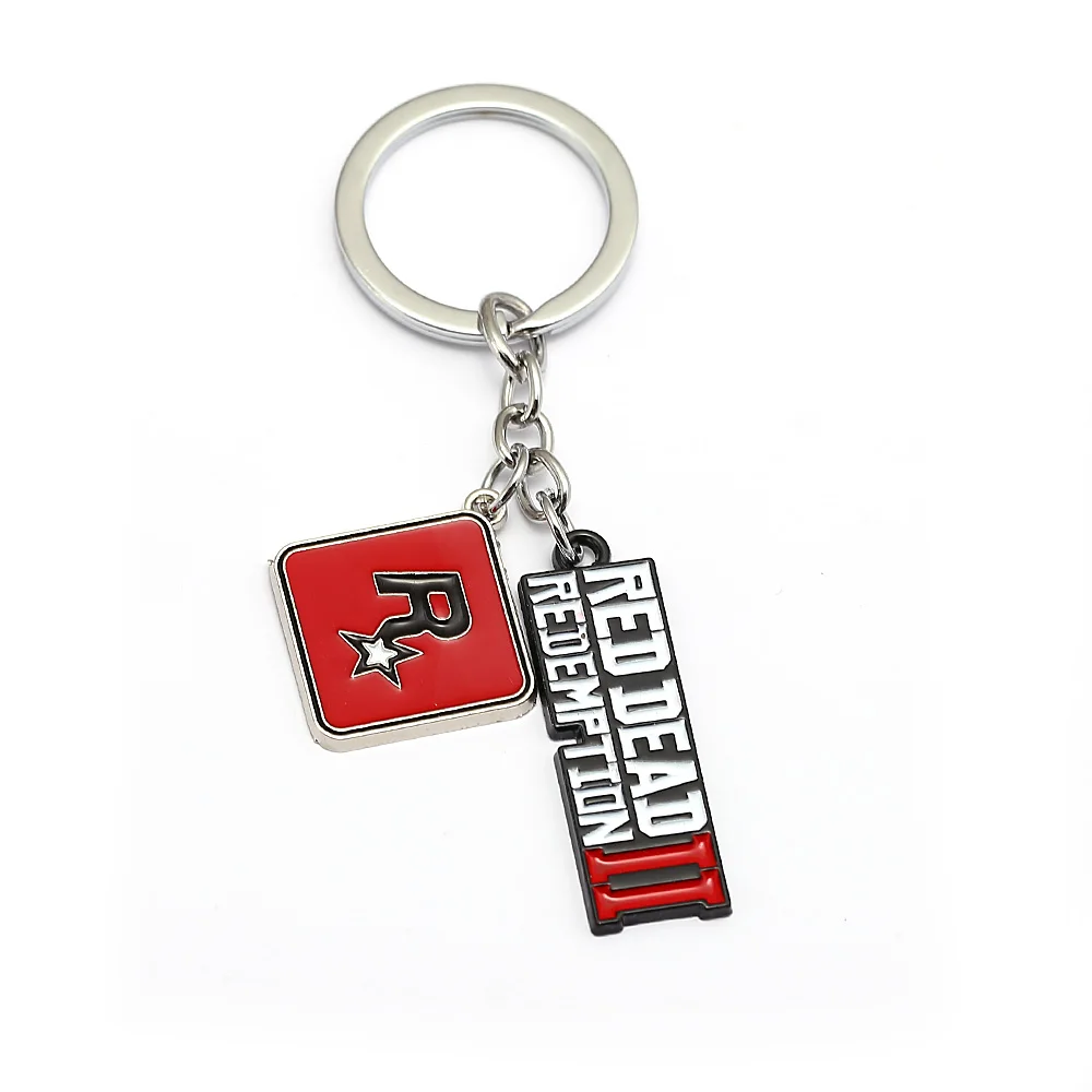 Red Dead 2 Redemption Keychain Rockstar Game Pendant Metal Key Ring Holder Men Car Women Bag Key Chain Chaveiro Jewelry цена Red Dead 2 Redemption Keychain Rockstar Game Pendant Metal Key Ring Holder Men Car Women Bag Key Chain Chaveiro Jewelry цены онлайн