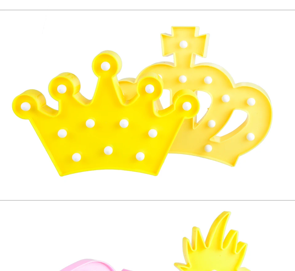 Cartoon LED Night Light Flamingo Pineapple Rabbit  (5)