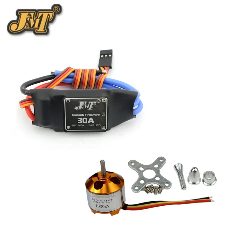 

JMT 6 Sets A2212 1000KV Brushless Motor & 30A Brushless ESC For RC Quadcopter Hexacopter Multi-Rotor Drone