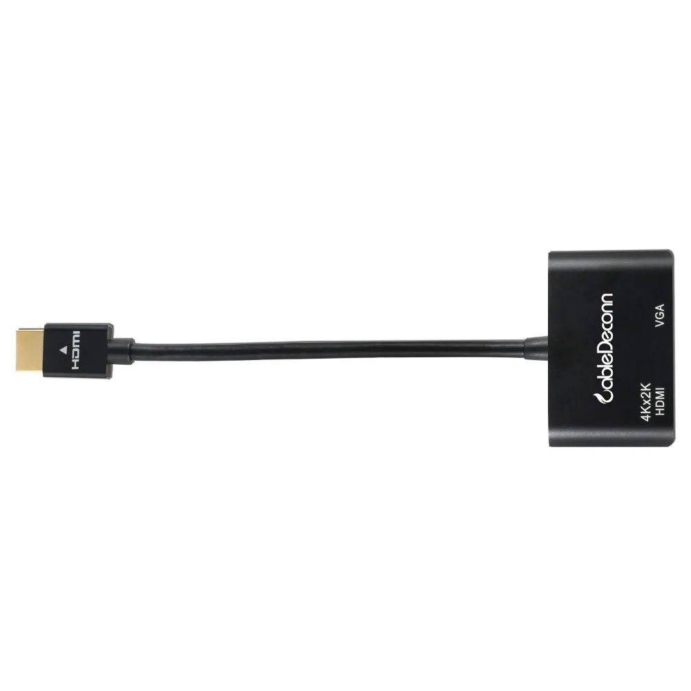 HDMI сплиттер к VGA Аудио конвертер Поддержка 4K для ноутбука HDTV кабель проектора
