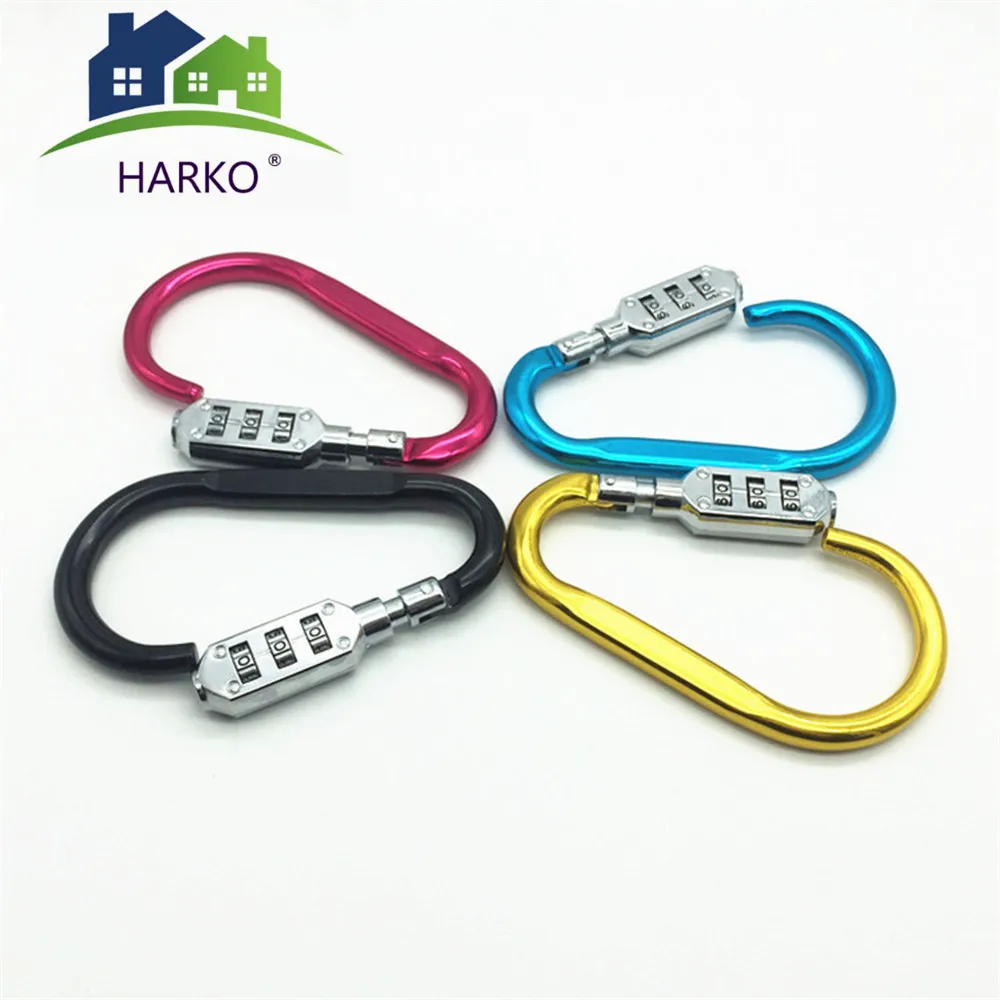 

Firm Portable Luggage Padlock Zinc Alloy Security 3 Combination Travel Suitcase Luggage Security Password Lock