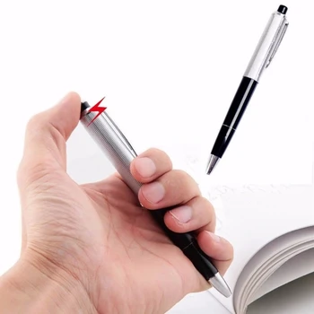

1 PC Electric Shock Ballpoint Working Pen Gag Funny Gift Prank Joke Shocker