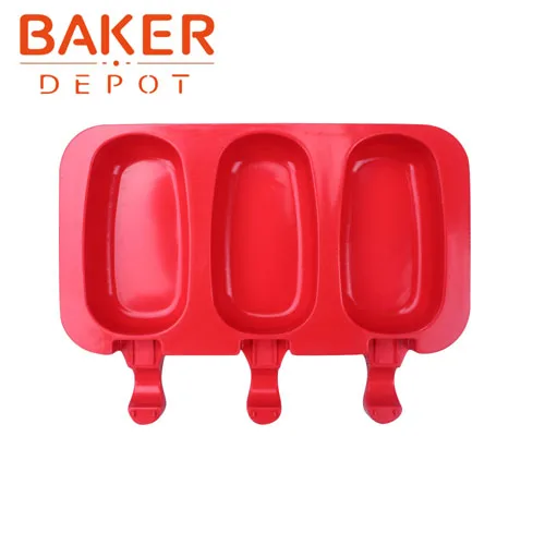 BAKER DEPOT силиконовые формы для мороженого кубик льда DIY Инструменты для изготовления шоколада леденец, пудинг формы CDSM-708 - Цвет: 708