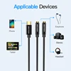Кабель для наушников Vention Type-C-3,5 мм, адаптер для наушников USB 3,1 Type-C-3,5 Jack, аудио Aux кабель для Xiaomi Mi6, динамик для наушников ► Фото 2/6