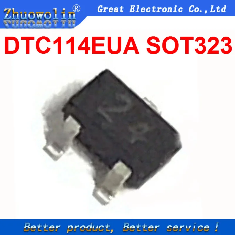 50 개/몫 DTC114EUA SOT 323 SC 70 3 24 SMD 스위치 다이오드|다이오드| - AliExpress