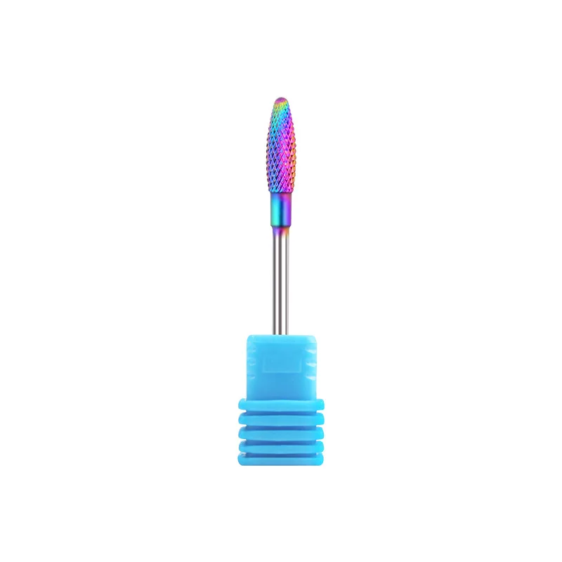 

Professional Rainbow Tungsten Carbide Nail Drill Bit Manicure Pedicure Machine Electric Nail File Drill Nail Accessories Tools