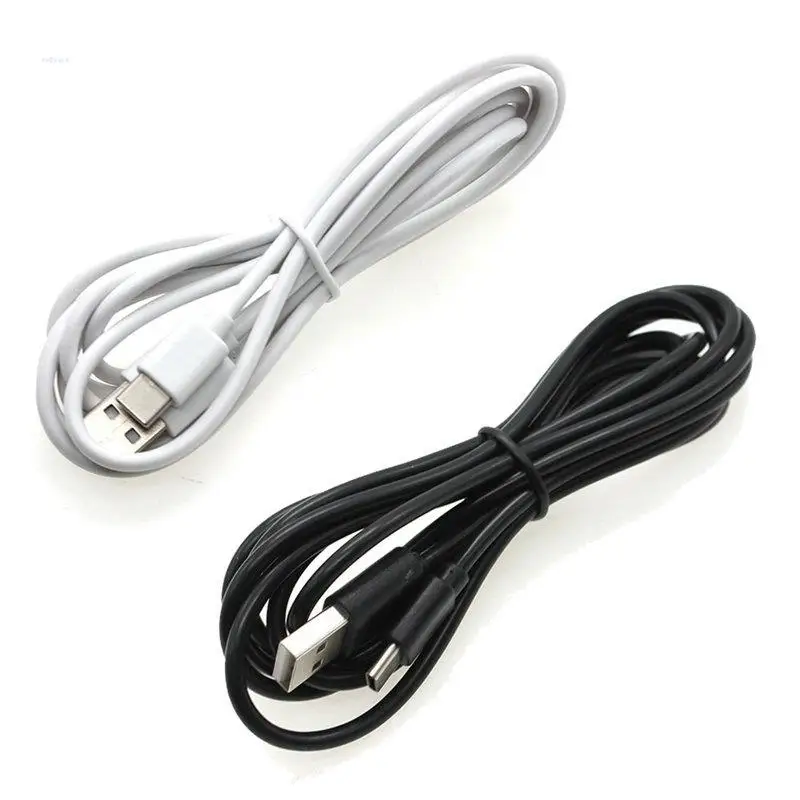 

White&Black 2M USB 3.1 Type C Male to USB 2.0 Male Data Charge Pipe Long Cable for Nokia N1 Tablet For Other Android Phones