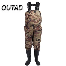 Thicker Waterproof Fishing Boots Pants Breathable Chest Waders Wading Farming Overalls Cleaning bust Clothes Hot Sale