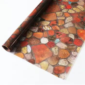 

3D Frosted Opaque Window Film on Glass Sticker Stained stone Decorative Static Cling Self-adhesive film home foil decor 45x200cm