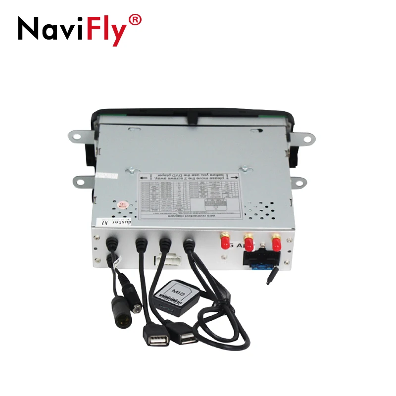 Discount Navifly 1024*600 Quad Core Android 7.1 2G RAM 7inch Car DVD GPS Navi Radio vedio Player For Dacia/Duster/Logan/Sandero 4