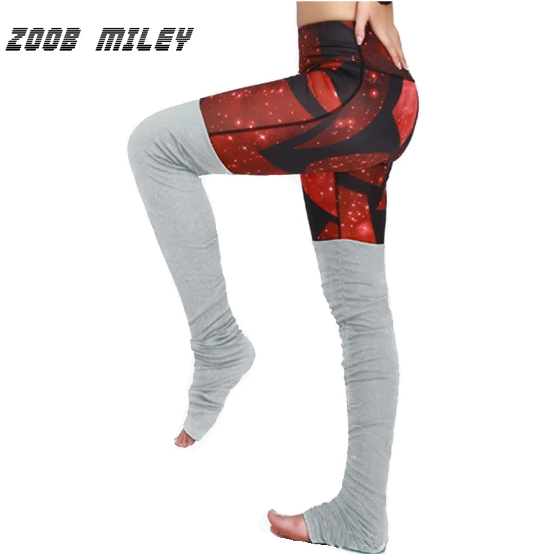 

ZOOB MILEY High Elasticity Running Compression Tights Women Gym Workout Yoga Leggings Step Foot Exercise Sports Fitness Trousers