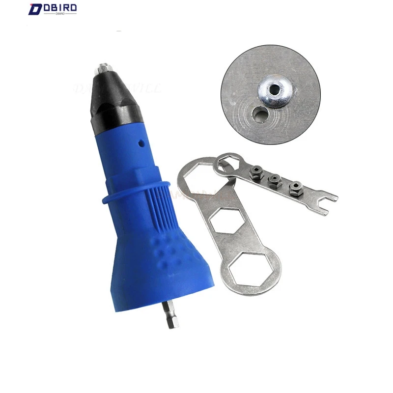

Electric Rivet Nut Gun Riveting Tool Cordless Riveting Drill Adaptor Insert nut tool Multifunction Nail Gun Auto Rivet