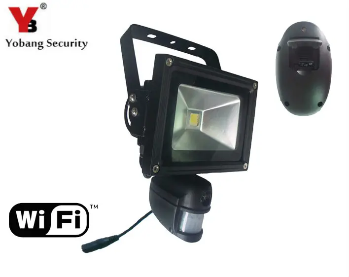 

YobangSecurty 960P 1.3MP WIFI Wireless Outdoor DVR Security Camera LED Light Lamp PIR Motion Detection Video Recording TF Card