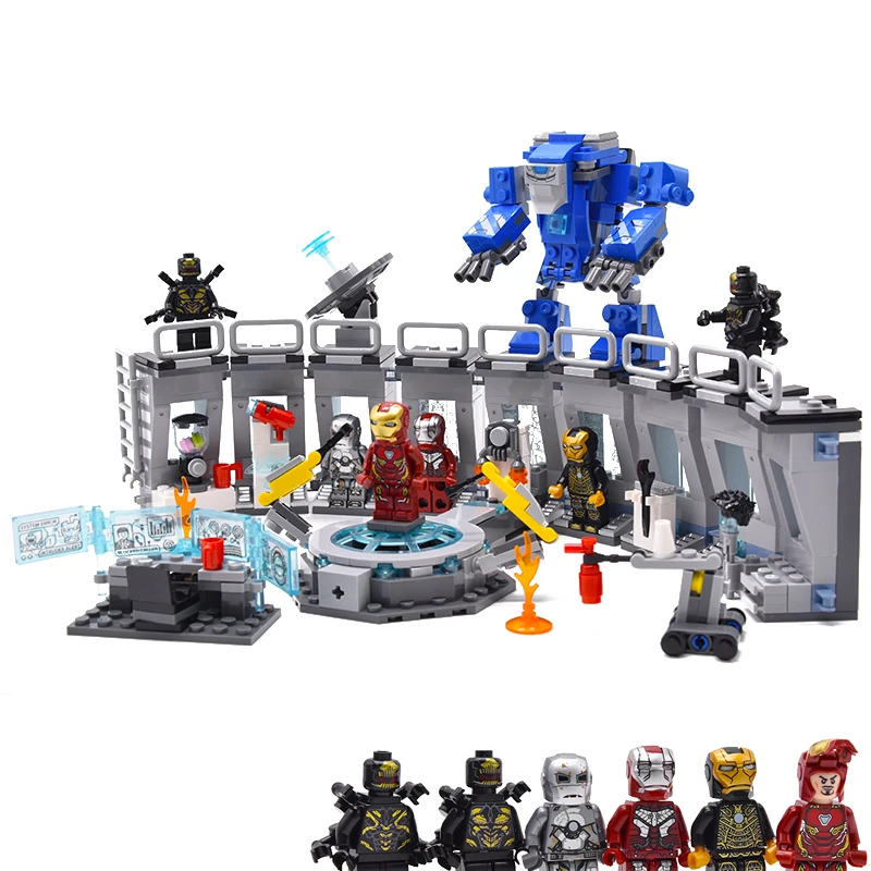 2019 New Superheroes Avengers 4 mini legoings marvel avengers endgame figures Building Blocks bricks Toy 76123 76124 76125 76126