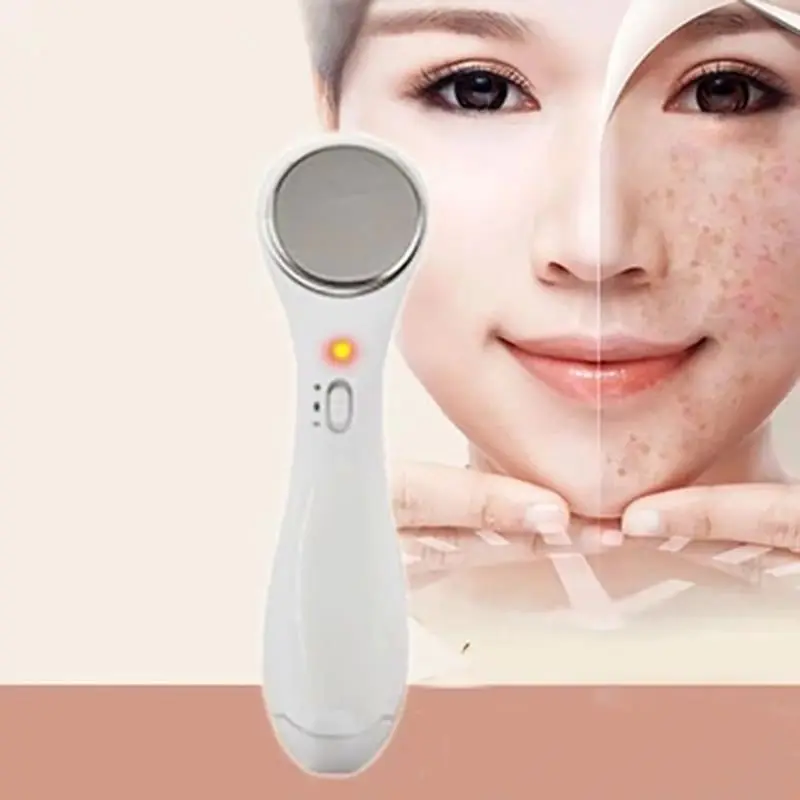 

1PCS Ultrasonic Ion Face T-District Lift Facial Beauty Device Ultrasound Skin Care Hand Massager Improve Skin Care New 2018
