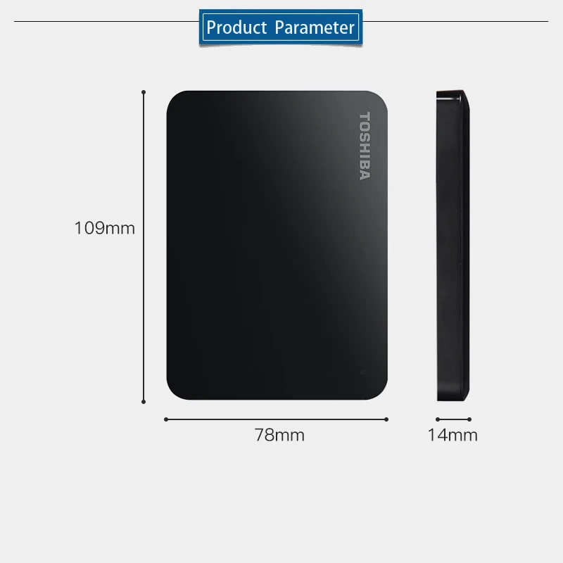 TOSHIBA 1 ТБ 2 ТБ внешний HDD 1000GB 2000G HD портативный жесткий диск USB 3,0 SATA3 2,"