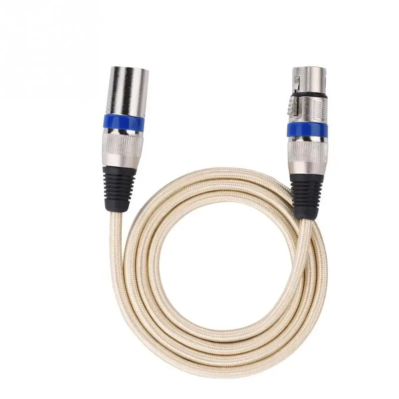 Nylon Audio Cable Braided XLR Male to Female Microphone Audio Cable on