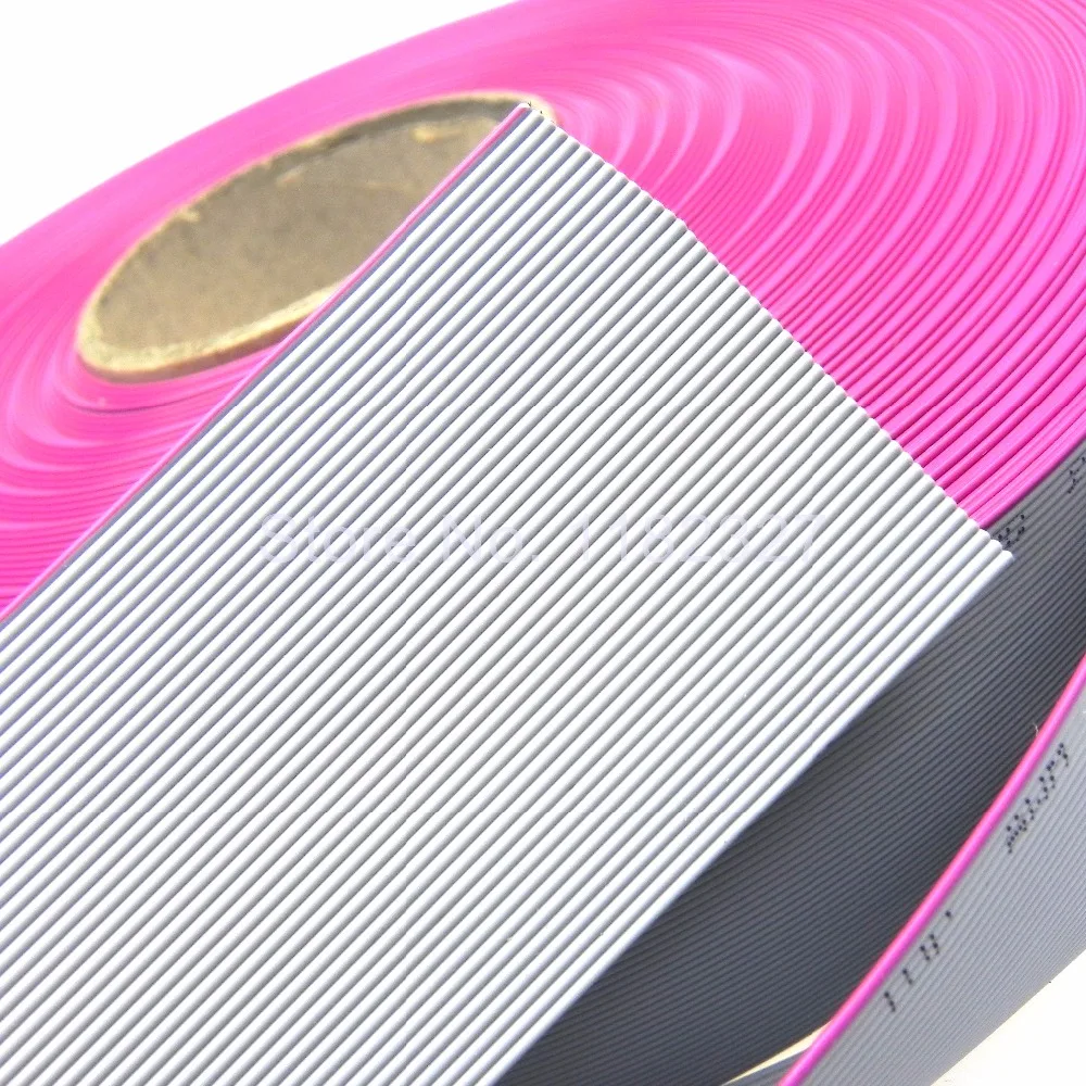 Ribbon Cable UL2651 44Pin 1.27mm 1000mm IDC flat cable grey color 2