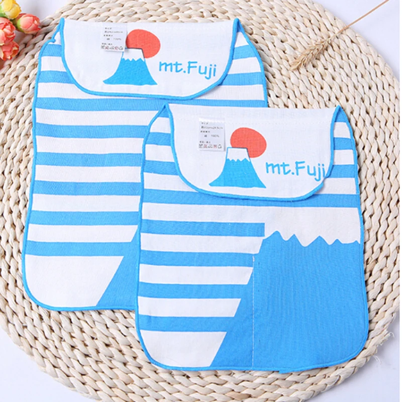 

Cute Cartoon Print Baby Wicking Towel Absorb Sweat Back Towel Perspiration Wipes Reusable Random Baby Towel