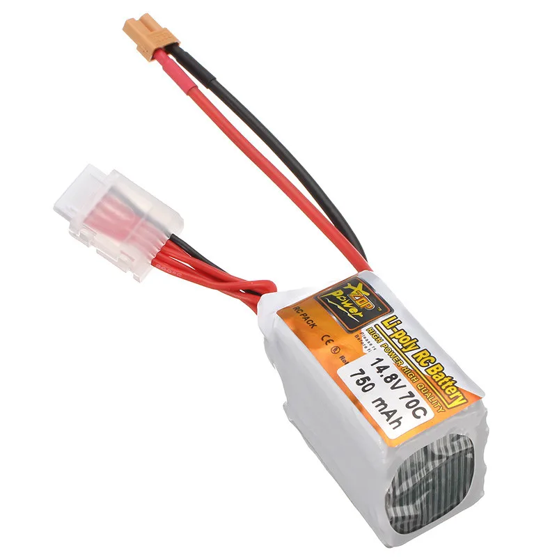 ZOP Мощность 14,8 V 750 мА/ч, 4S 70C Lipo Батарея XT30 штепсельная Вилка для RC Мультикоптер Квадрокоптер запасные Запчасти