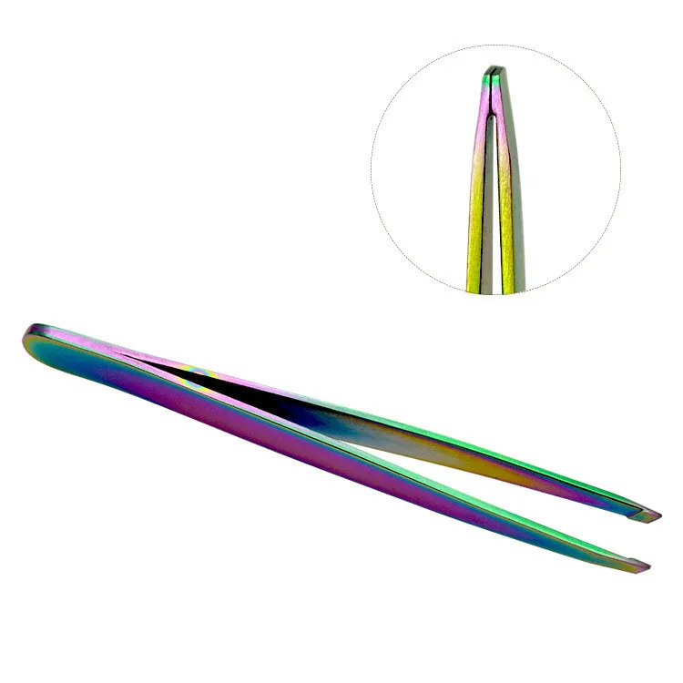 

1Pcs Eyebrow Tweezers Stainless Steel Face Hair Removal Eye Brow Trimmer Eyelash Clip Cosmetic Beauty Makeup Tool