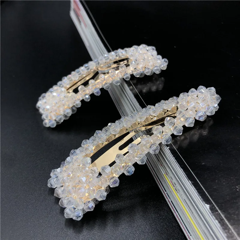 1pcs Pearl Metal Hair Clip Hairband Handmade Pearl Flower Stick Pin Barrette Hairpin Headdress Accessories Beauty Styling Tools