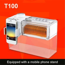 T100 мини Электрический измельчитель бумаги сломанная карта машина бытовой офис немой пульверизатор прозрачный измельчитель Размер 3 мм