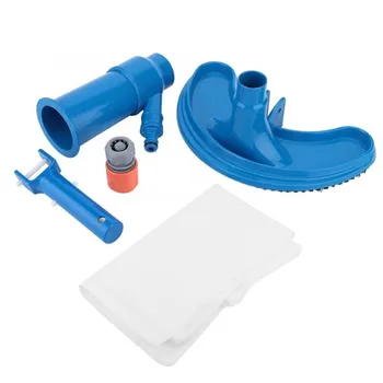 

1 set Jet Swimming Pool Suction Vacuum Cleaner Floating Objects Cleaning Tools Suction Head Pond Fountain Vacuum Brush Cleaner