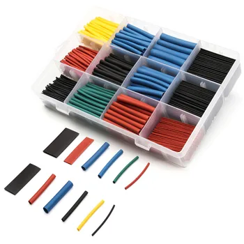 

560PCS Heat Shrink Sleeving Tubing Polyolefin 2:1 Insulation Sleeve Wrap Cable Wire Connectors Assorted Kit Shrinking Tubes set