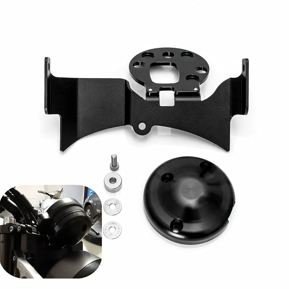 

Motorcycle Gauge Relocation Bracket (Centers and Lowers Dash) with Cover And Screws For YAMAHA XSR900 XSR 900 2014-2018