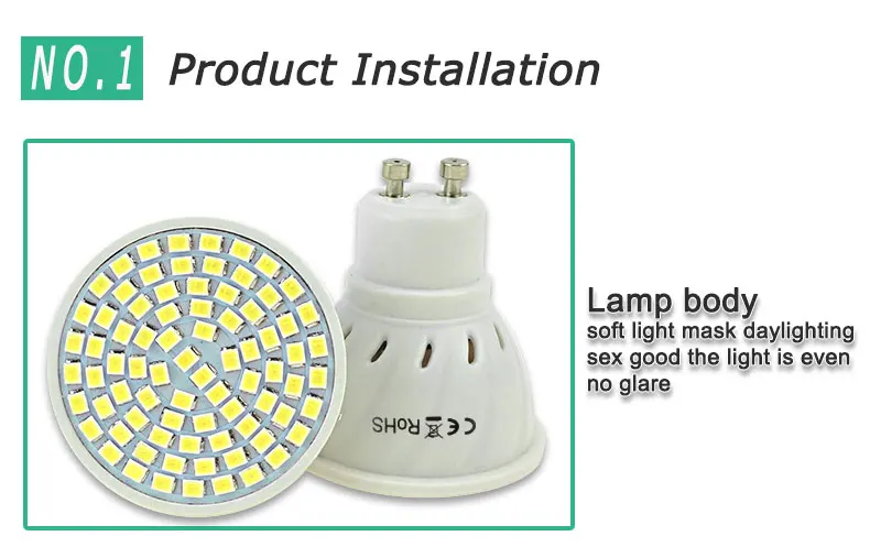 Светодиодный лампы GU10 MR16 E27 E14 Bombillas Lampara ампулы светодиодный лампы 220 V 240 V 4 W 6 W 8 W 2835 Светодиодный лампа холодной/теплый белый