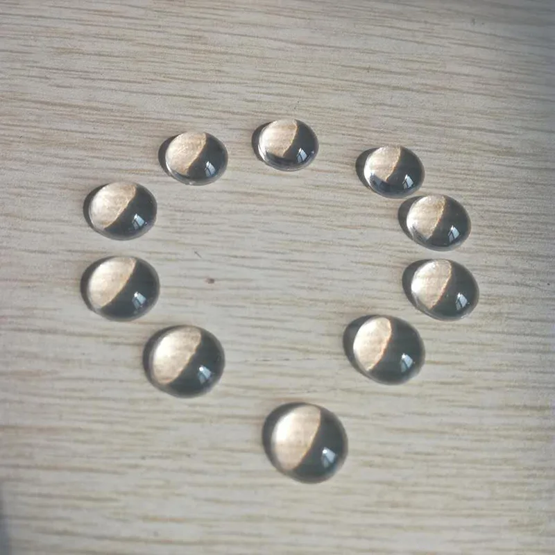 

5PCS 12.5mm Diameter Mini Optical PMMA Plastic Focal Length 8mm 10mm LED Optical Plano Magnifying Glass Convex Lens