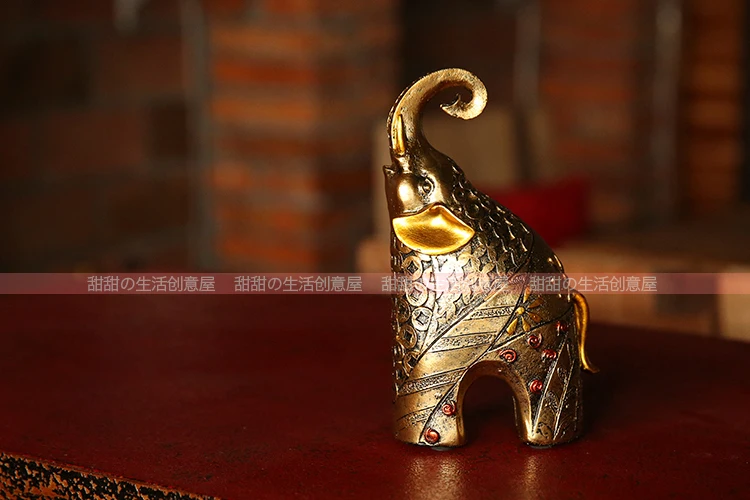 Европейская статуя слона, украшение с животными, домашний декор, счастливый, гостиная, шкафы, украшения, свадебные подарки