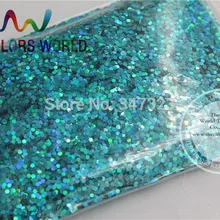 1.5 мм лазерный свет голубой Цвет Блеск Блестки, голографическая Цвет Блёстки для ногтей или Другое DIY decora