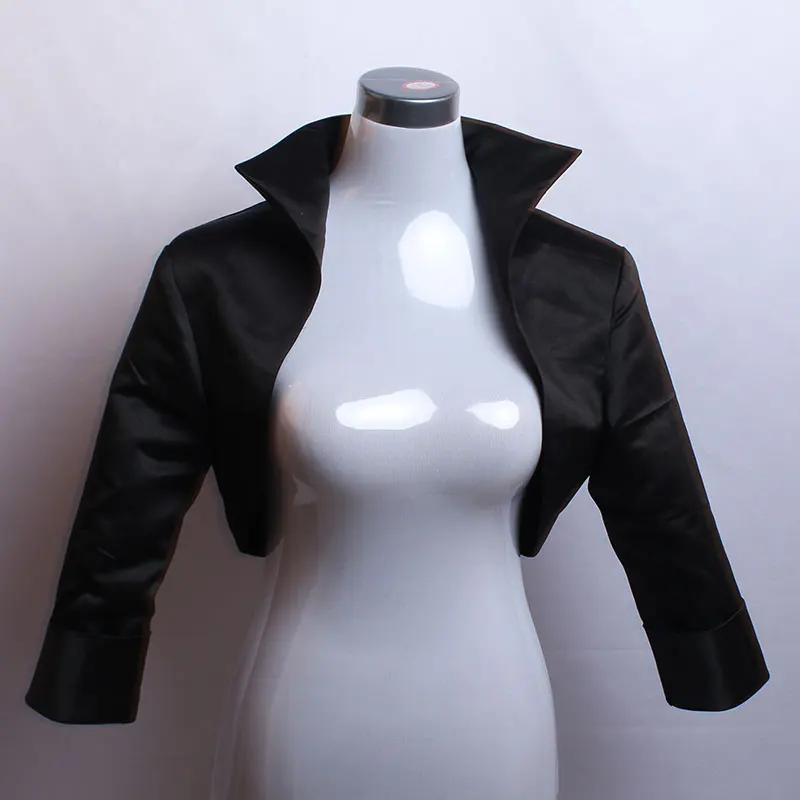 Latest Style White/Ivory Half Sleeves Satin Wedding Bolero Bridal Jacket Bridal Shrug Wrap Accessories Cape Vestidos Par