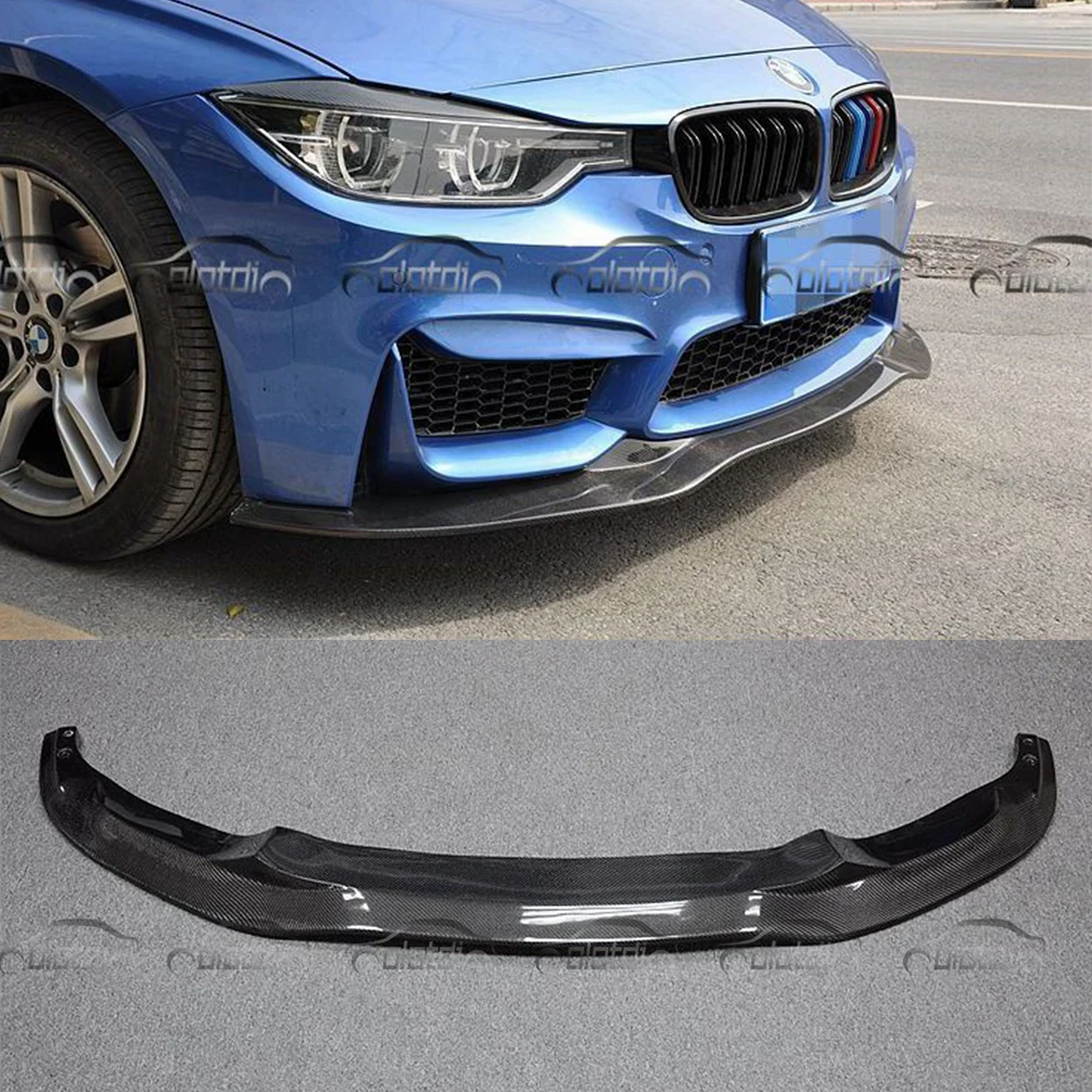 

F30 PSM Style Car Styling Carbon Fiber Front Lip Bumper Bottom Splitter Spoiler For BMW F30 Only Fit TaiWan AN Bumper